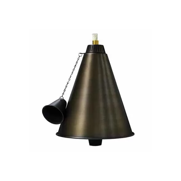 Alliance Lighting Area Light Tiki Hat, Integrated LED Cast Aluminum 8" x11" | TIKI