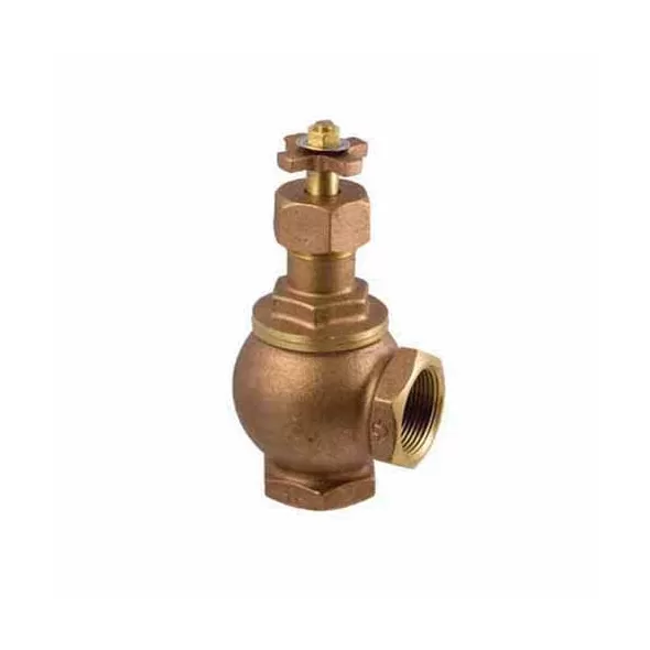 Angle Valve, 1-1/2" Brass 150 psi AV Series 1-Piece Rising Swivel without Union