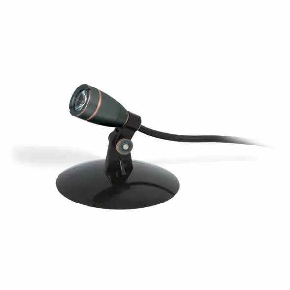 Spot Light, 2 W 2800K LED Oil Rubbed Bronze Solid Brass SOLW2 Series Compact