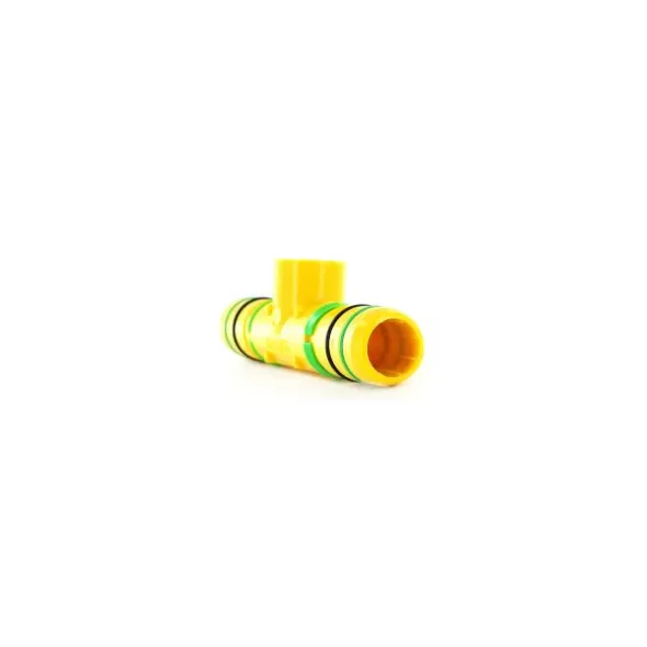 King Innovation Tee 1 in. x 1 in. x 1/2 in. Clampless Poly x Clampless Poly x FPT | BLZ1402-130