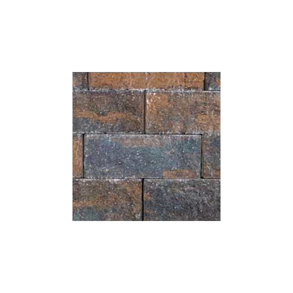 Borgert Products Retaining Wall, 16" x 12" x 6" Straight Split Face PanoMur | 8PWS18