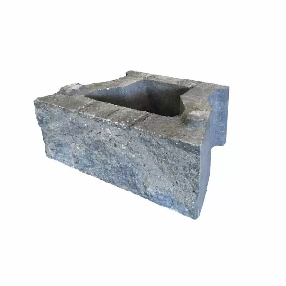 Borgert Products Retaining Wall, 16" x 12" x 6" Straight Split Face PanoMur | 8PWS18