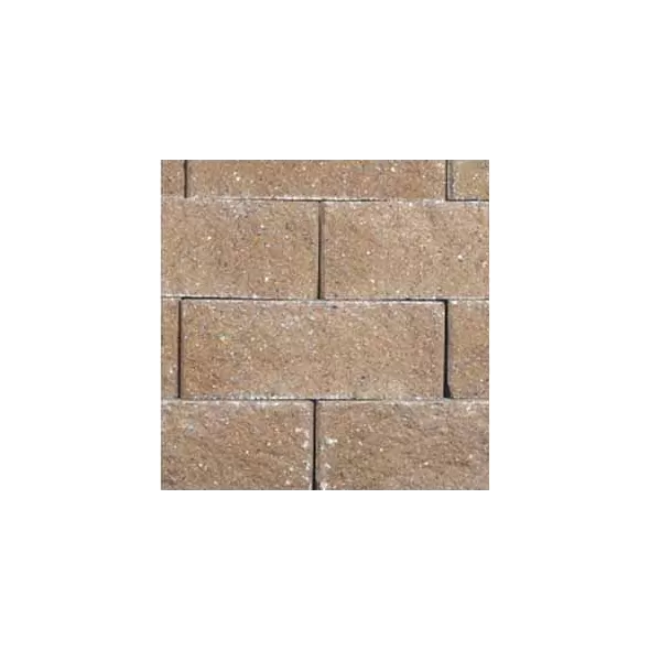 Retaining Wall, 16" x 12" x 6" Buff Straight Split Face PanoMur