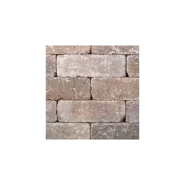 Retaining Wall, 8" x 4" Trapezoid Boulder Blend Strassen