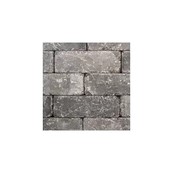 Retaining Wall, 12" x 8" x 4" Rectangular Sterling Gray Pallet "A" Strassen