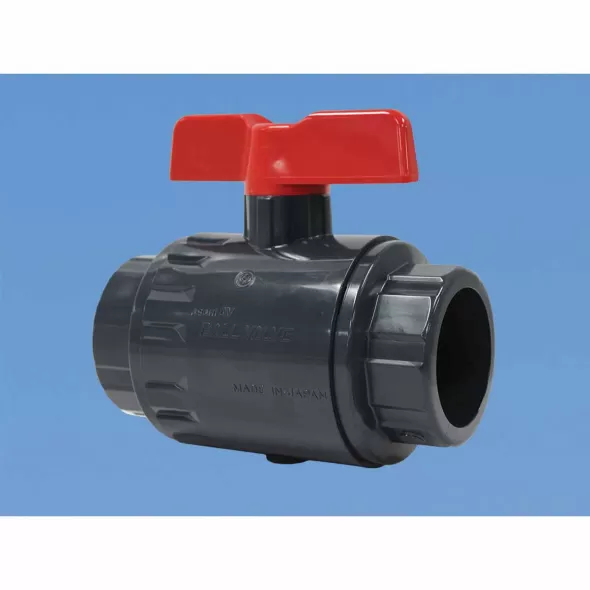 Ball Valve, 1-1/2"FNPT PVC 150 psi Type 27 Series 1-Piece
