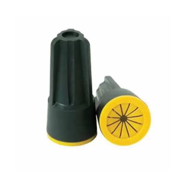 Wire Connector, 30 V 10 A 18-12 AWG Copper/Copper Gray/Yellow 15/Pack Corrosion-Resistant Low Voltage