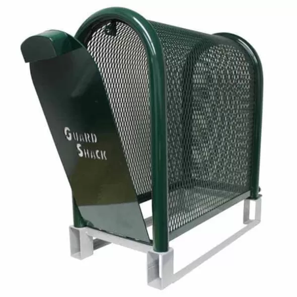 Protection Enclosure, 10" x 22" x 24" Forest Green Steel Backflow Hinged
