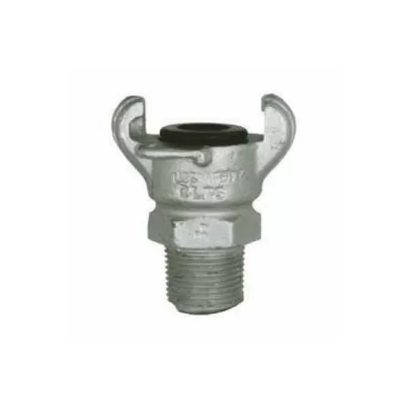 Iron Coupling, 1/2"Claw Coupling x MNPT Ductile
