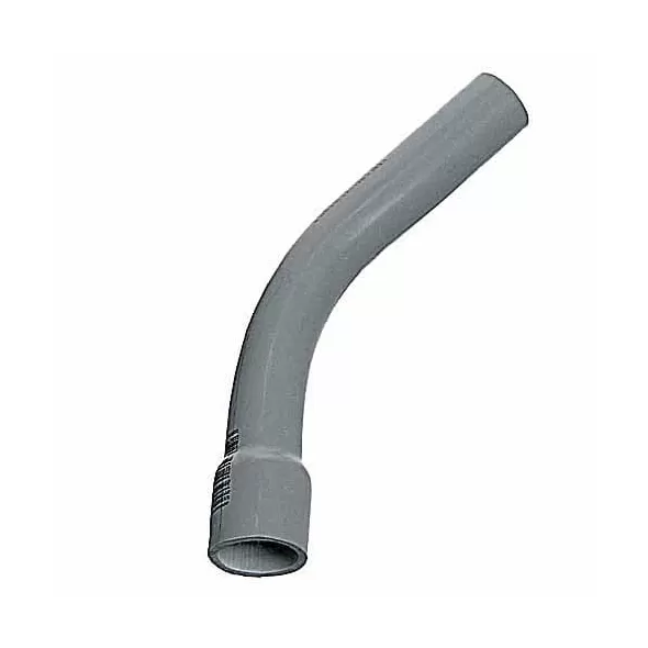 Elbow, 2"Bell End Gray PVC Schedule 40 45 Degrees Standard Bend Radius