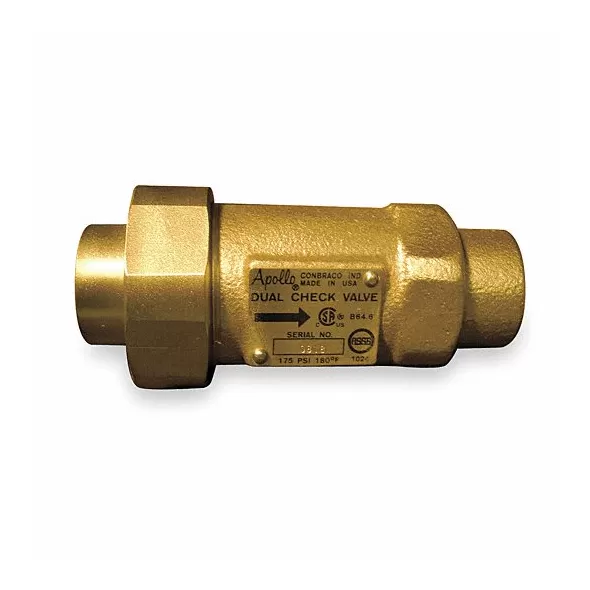 Check Valve, 1" FNPT Lead-Free Bronze Dual
