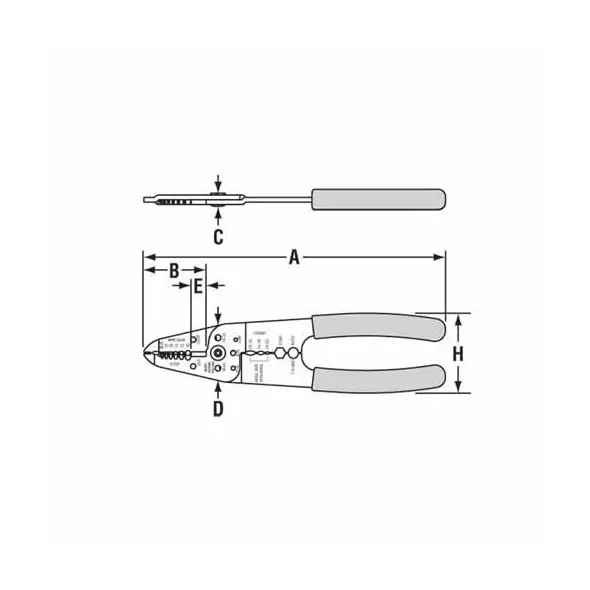 T Christy Enterprises Wire Stripper, 8.5" | 908G