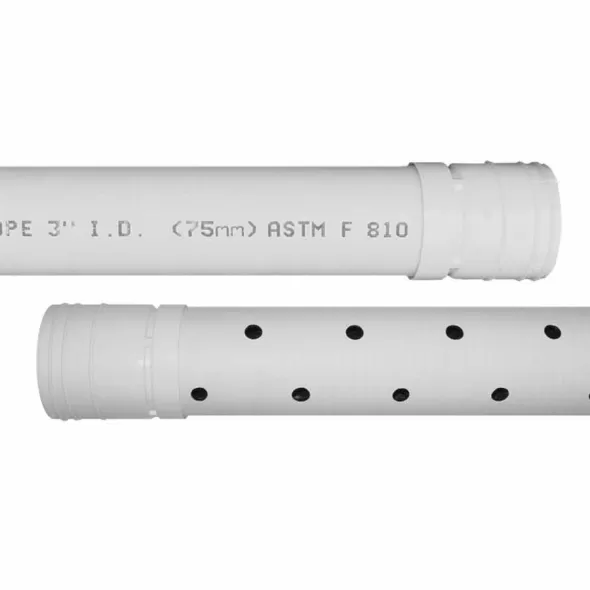 ADS Drainage Pipe, Triple Wall, Bell-End x Spigot, 3" x 10' | DPE030TWS
