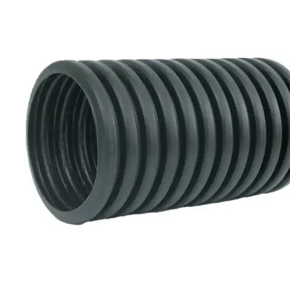 ADS Drainage Pipe, Plain-End HDPE Single Wall Black 6" x 20' | DPE06510020