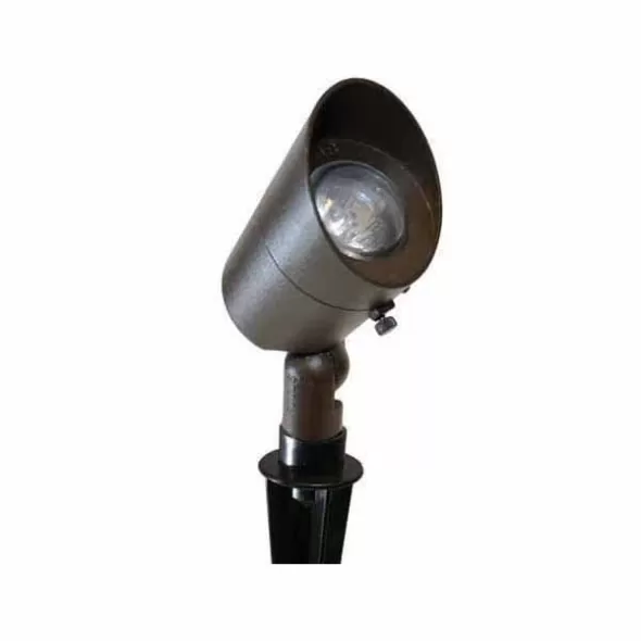 Directional Light, 3 W Bi-Pin GU5.3 MR-16 LED Acid Rust Cast Aluminum/Cast Brass