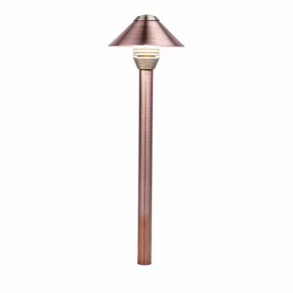Path Light, 2 W 2700K/4500K/5200K Integrated LED Copper/Brass Zoning