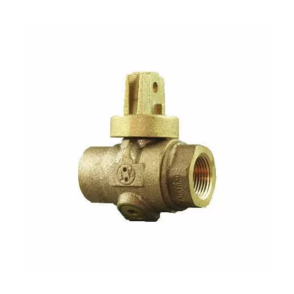 Ball Valve Curb Stop, 1"FPT Lead-Free Cast Brass 300 psi 203NL Series