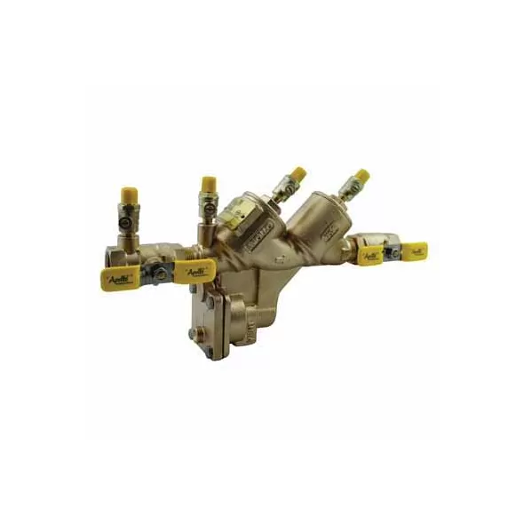 Backflow Preventer, 2" Threaded C84400 Bronze 175 psi 4A-200/RP4A Series Reduced Pressure