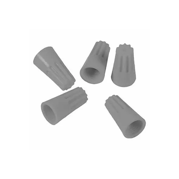 Wire Nut, 22-18 AWG Gray 10/Unit 100/Box Size 71B