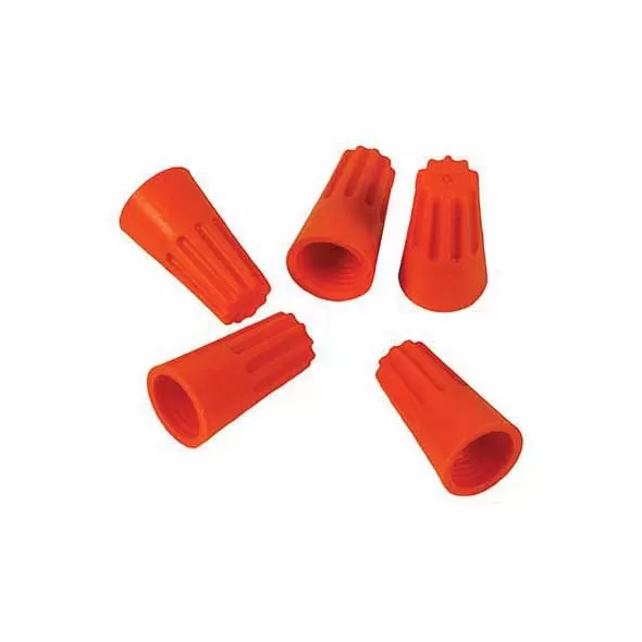 Wire Nut, 18-14 AWG Orange 10/Unit 100/Box Size 72B