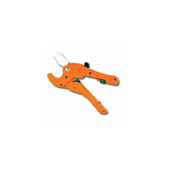 Ratchet Cutter, 1/8 - 1-5/8" Orange Double Action For Cutting Heavy Walled Pipe