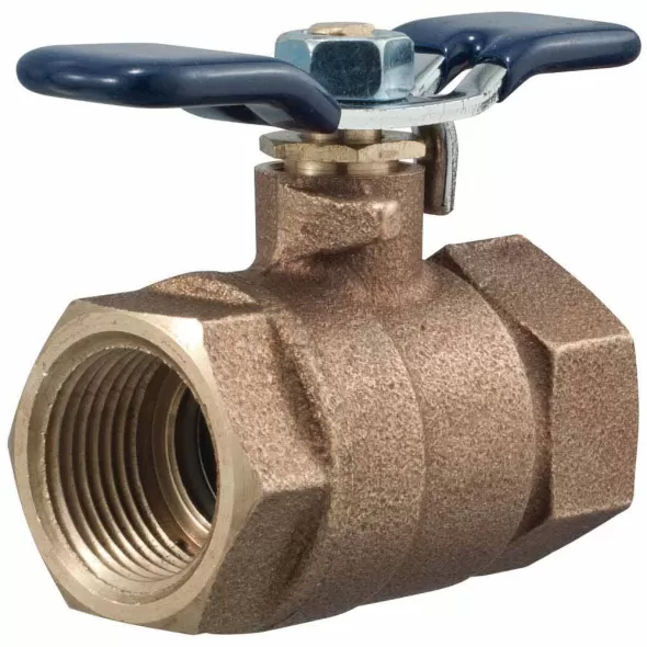 Ball Valve, 1/2"Threaded Lead-Free Cast Copper Silicon Alloy 600 psi LF622F Series Non Tapped