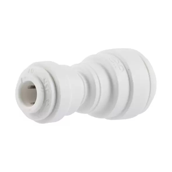 John Guest Reducing Union Straight - 3/8 in QC x 1/4 in QC (10/pk)
