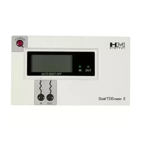 Hydro-Logic TDS Pro White in/out PPM monitor with 1/2Inches in & 3/8Inches out