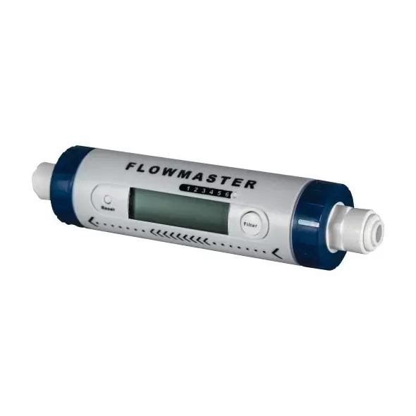 Hydro-Logic Flowmaster 1/4Inches QC gallonage & filter capacity monitor 0.1-1.0 GP