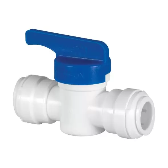 Hydro-Logic 1/2Inches QC x 1/2Inches QC inline shut off valve