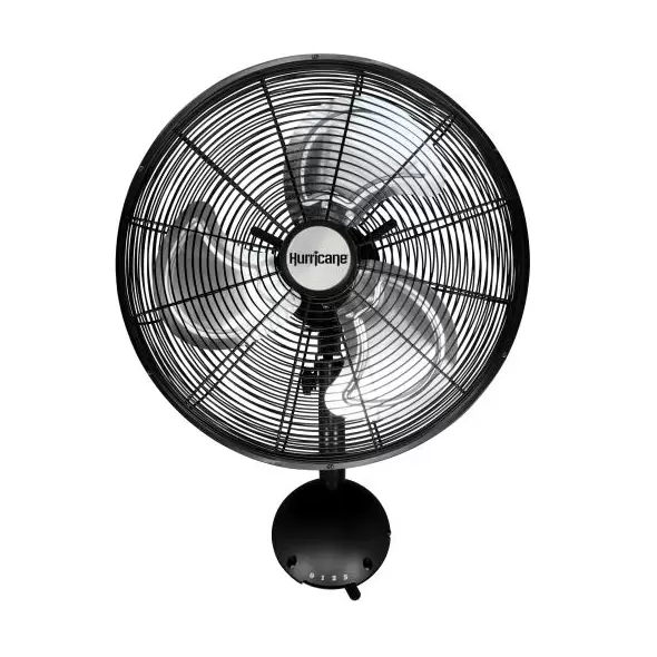 Hurricane Pro High Velocity Oscillating Metal Wall Mount Fan 16 in