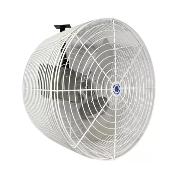 Schaefer Versa-Kool Circulation Fan 20 in w/ Tapered Guards, Cord & Mount - 5470 CFM