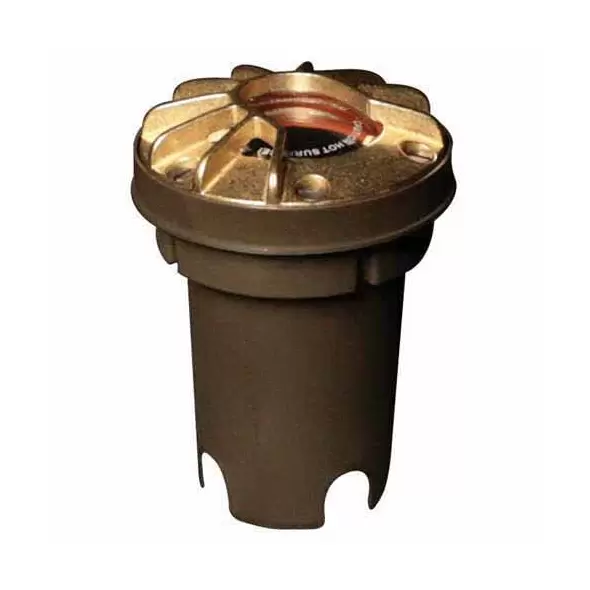 Well Light, GU5.3 MR-16 2700K LED Camo Bronze Die-Cast Brass with Ring Faceplate