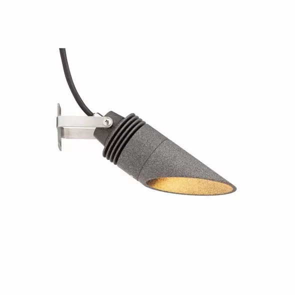 Down Light, 12.6 W 2700K/3900K/4500K/5200K Integrated LED Powder Coated Bronze Metallic Die-Cast Aluminum 60 Degrees Angled Shroud