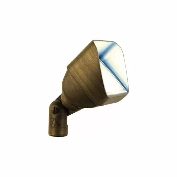 Up Light, Integrated LED Powder Coated Antique Bronze Die-Cast Aluminum/Brass Zoning/Color Changing