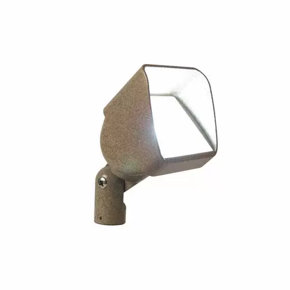 Up Light, Integrated LED Powder Coated Antique Bronze Die-Cast Aluminum/Brass Zoning/Color Changing