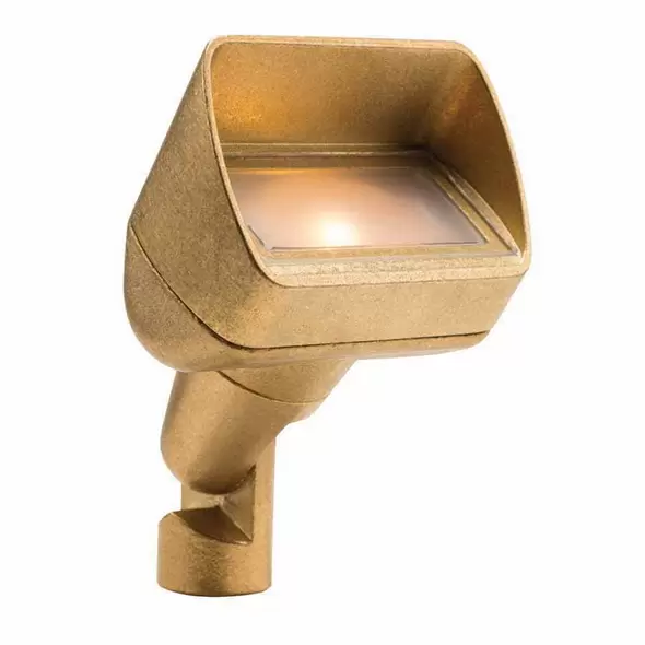 Up Light, 12.6 W 2700K Integrated LED Flat Black Die-Cast C360 Brass Paner Baton Series Zoning
