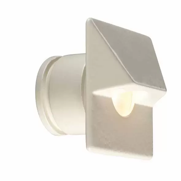 Wall Light, 2 W 2700K/4500K/5200K Integrated LED Powder Coated Bronze Metallic Die-Cast Brass Petit Oeil Series Square Zoning