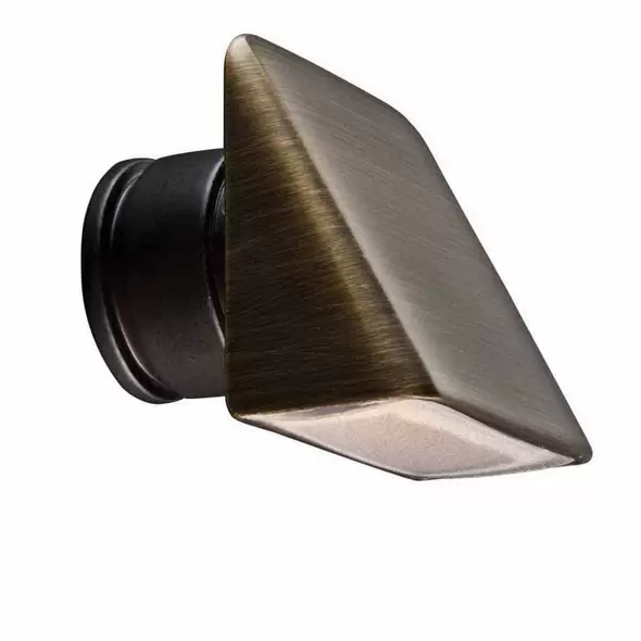PO Designer Wall Light, Luxor Zone/Dim, 2.0W/2.4VA, Wall Wash, Antique Tumbled