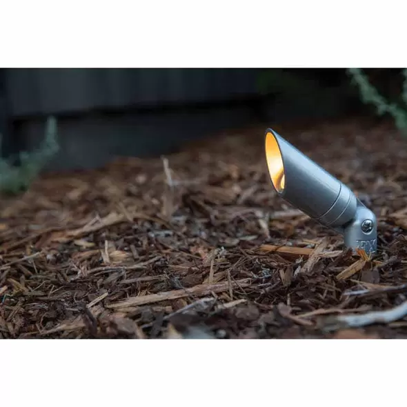 Up Light, 2 W 2700K/3900K/4500K/5200K Integrated LED Powder Coated Bronze Metallic Die-Cast Aluminum Zoning