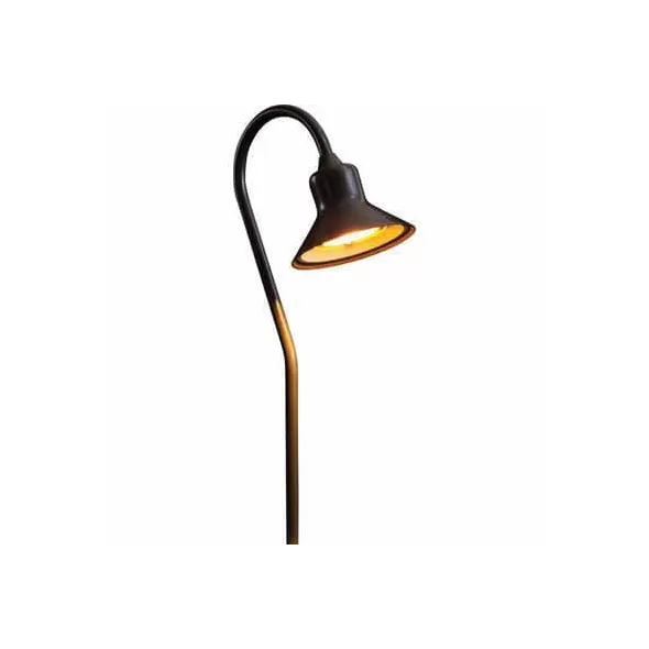 Path Light, Integrated LED Powder Coated Bronze Metallic Machined Brass Zoning/Color Changing