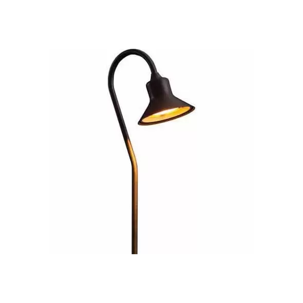 Path Light, Integrated LED Powder Coated Bronze Metallic Machined Brass Zoning/Color Changing