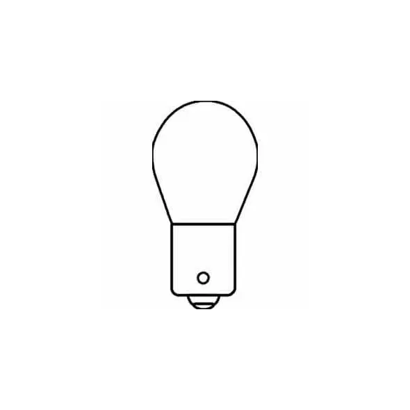 Miniature Lamp, 15.6 W Ba15s Single Contact Bayonet S8 99