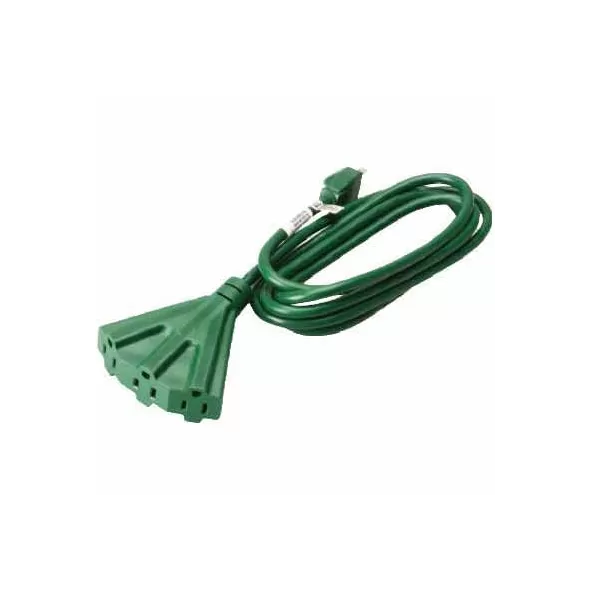 Extension Cord, 12' Green 3-Way | AC-EXT-12