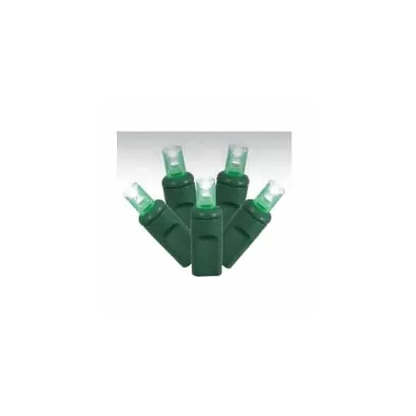 LED Light Set, 2.4 W per Set 26' Green Commercial Grade