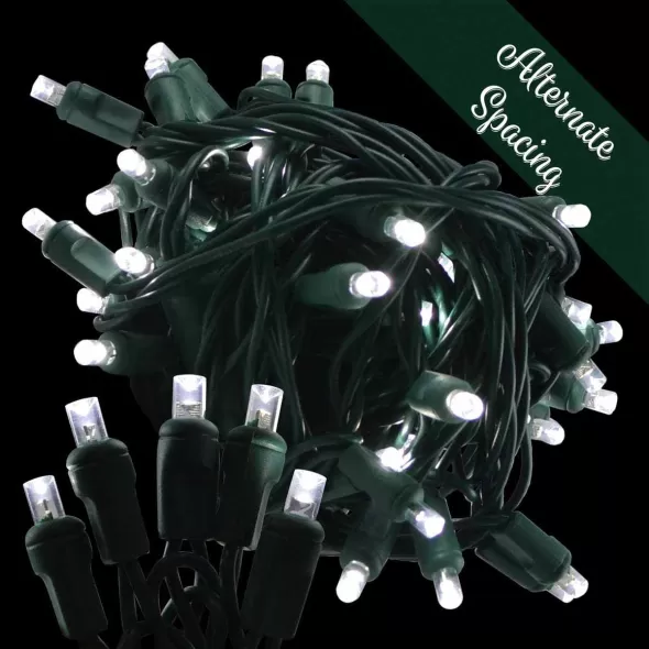LED Balled Light Set, 21' Pure White Branch/Trunk Wrap Commercial Grade