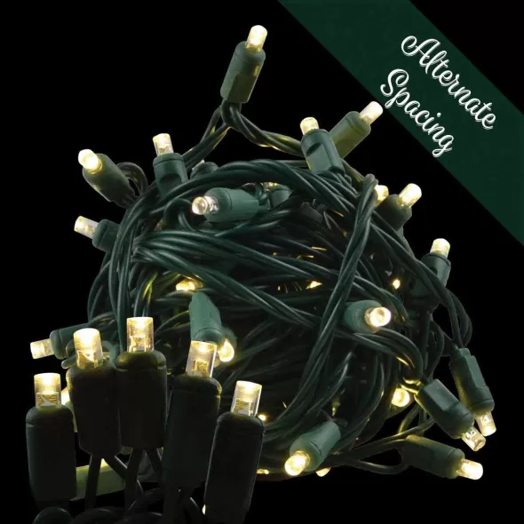 LED Balled Light Set, 21' Warm White Branch/Trunk Wrap Commercial Grade