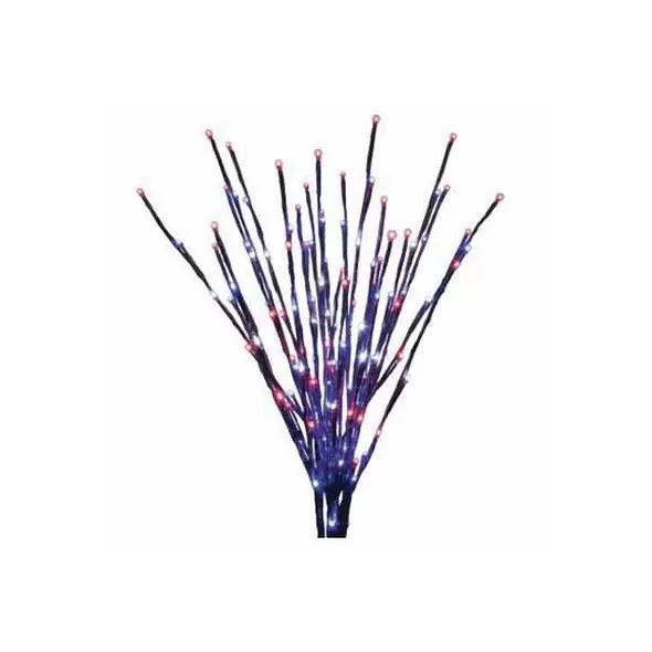 LED Light Burst, 36" Red Pure White Blue Patriotic Low Voltage
