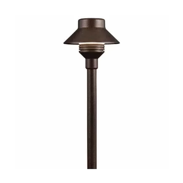 Path Light, Bi-Pin G4 2700K LED Powder Coated Bronze Metallic Die-Cast Aluminum