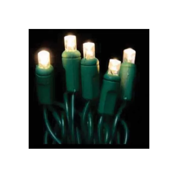 LED Light Set, 51' Warm White Commercial Grade Mini | LED-5MM-100-WW
